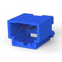 AMP Connectors - TE Connectivity 3-1971800-2 Shrouded GI CONN 2.5 HDR 3P BLUE