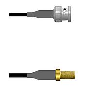 Amphenol Custom Cable Q-0L02Z0008009i RF Cable Assemblies BNC-SP/SMA-SJ RG58 9I