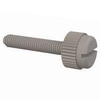 Essentra Components 50M030050T016 Thumb Screw Slotted Thumb Screw, M3 X .5 Thread, 16mm Lg