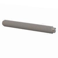 Essentra Components 012520S200 Set Screw Set Screw, Slotted Head, 1/4-20 Thread, 2 Lg