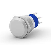 Alcoswitch - TE Connectivity 1-2317404-7 Pushbutton Switches AV19 DPM 3A FIXED RING R&Y 12V