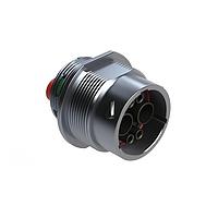 Amphenol SINE Systems AHDM04-18-06SN Connectors 6 Position Plug, Soc Size 18, Wide Thread