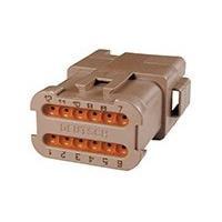 DEUTSCH - TE Connectivity DT04-12PD-BE02 12-Way DT RECP ASM