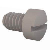 Essentra Components 012520F037 Machine Screw Fillister Slotted Screw, 1/4-20 Thread, 3/8 Lg