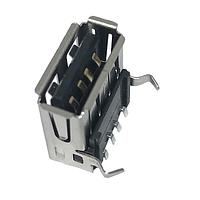 Kycon KUSBX-SMT-AS1N-B USB Type A Connectors A TYPE SMT RECPT BLACK