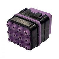 Amphenol Air LB France SIME0912PA Modular Interconnect Systems Module For crimped contacts Pin With peripheral sealing 12 contacts #20 (EN3155-014 & 015) Supplied without contact Polarization A