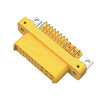 Amphenol Positronic GFSH624F4B Connectors Mixed Density Power Connector,6 size 16 and 24 size 22 contacts,Socket (Female),Right Angle Solder