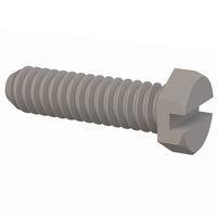 Essentra Components 010256X031 Hex Slotted Hex Slotted Screw, #2-56 Thread, 5/16 Lg