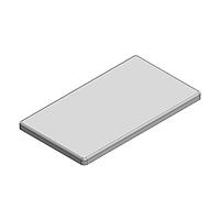 Masach Tech MS631-10S EMI/RFI Shield, One-Piece 63.1 x 35.5 x 2.8mm One-piece Drawn-Seamless RF Shield/EMI Shield (CRS)
