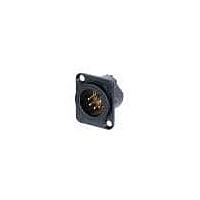 NEUTRIK NC5MD-LX-B Connectors Recpt DLX 5 pin M solder black/gold