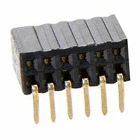 Harwin M50-3200645 Receptacle 06+06 DIL GOLD HORIZONTAL SOCKET