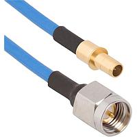 Amphenol SV Microwave 7093-0180 RF Cable Assemblies D38999 Pin Contact SMA Male 12 IN Cable