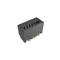 Amphenol FCI HFW5S-2STAE1HLF Board Mount 1.00mm Flex Connector, HFW Straight series, 5 Position, Top Entry Surface Mount, Gold Plate, Non-ZIF, Halogen-free.