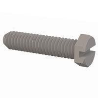 Essentra Components 010264X037 Hex Slotted Hex Slotted Screw, #2-64 Thread, 3/8 Lg