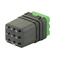 Eaton Souriau-Sunbank 8MQ2M0936BDS Modular Connectors - Push Pull MQuick module, unsealed, without contact, delivered with cap