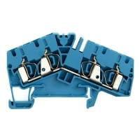 Weidmuller 1806990000 DIN Rail Terminal Blocks ZDU 4-2/4AN BL