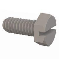 Essentra Components 3225020062 Slotted Hex Slotted Hex Screw, 1/4-20 Thread, 5/8 Lg