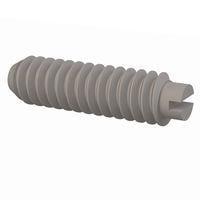 Essentra Components 010440S037 Set Screw Set Screw, Slotted Head, #4-40 Thread, 3/8 Lg