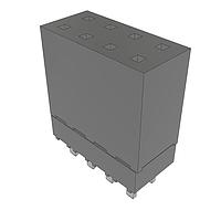 Samtec ESW-104-12-L-D Stackthrough .100" Elevated Socket Strip