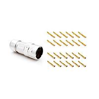 Amphenol SINE Systems MA5CAP1200S-S1-KIT Circular Metric Connectors ST 12P TH 4.5-7.5mm grip w/ F sockets