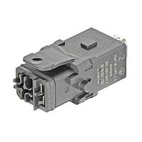 HARTING 09100033101 Inserts HAN 1A 3+PE FML SHLD INSRT W/SNAPIN LATCH