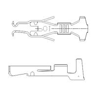Aptiv 12176853 Terminals FM LAMP SKT WEDGE CBL RNG 2.51-1.84MM