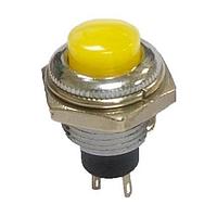 Shin Chin R13-502MA-05-BY Pushbutton Switches SPST OFF-(ON) YELLOW