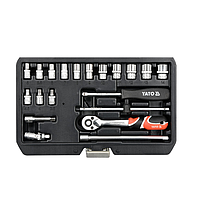 Yato YT-14491 Ratchet socket set 1/4" 20pcs