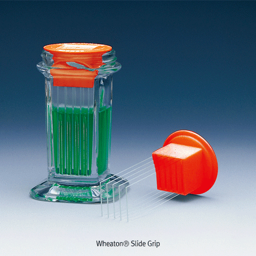 Laboratory staining jar and slide handling accessories