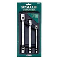 SATA 09044 3PC FLEX HEAD SOCKET SET (METRIC)
