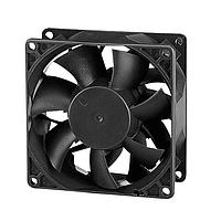 Sunon PMD2409PMB3-A.(2).GN Axial Axial Fan, 92x92x38mm, 24VDC, 91.7CFM, 0.43"H2O, Ball, Wire, Auto Restart