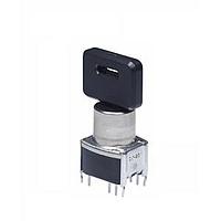 NKK Switches SK22BG13 Keylock Switches DPDT ON-NONE-ON REMOVABLE BRACKET PC