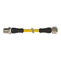 Murrelektronik 7000-40021-0140060 Sensor Cables / Actuator Cables M12 male 0 / M12 female 0, PVC 4x0.34 ye UL/CSA 0.6m