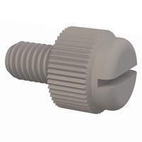 Essentra Components 50M050080T008 Slotted Thumb Slotted Thumb Screw, M5 X .8 Thread, 8mm Lg