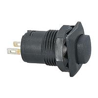 Shin Chin R13-511A-05-BB Pushbutton Switches SPST OFF-(ON) BLACK