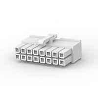 AMP Connectors - TE Connectivity 1-1586765-6 Wire Housings 16P RCPT DUAL F/H GLOW WIRE