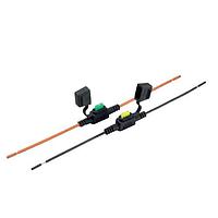 Littelfuse 0FHM0001ZXJ Splashproof HOLDER MINI INLINE BLACK WIRE