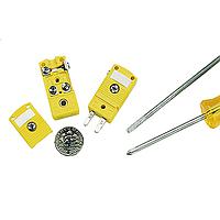 OMEGA GMP-K-F Low-Noise Miniature Thermocouple Connectors (K, ANSI, Miniature Female Thermocouple Connector)