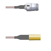Amphenol Custom Cable Q-1V03Z000R084i RF Cable Assemblies N-SJ/SMB-SP G316D 84I