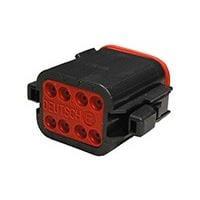 DEUTSCH - TE Connectivity DT06-08SB-CE06 8-Way PLG, 8P, BLK, E, SEAL RET, B