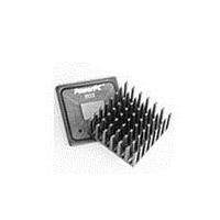 Wakefield Thermal 658-25ABT3 Component Omnidirectional Pin Fin Heat Sink for 27mm BGA/PowerPC, 6.4mm H, Chomerics T412