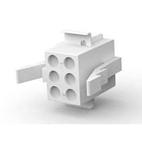 AMP Connectors - TE Connectivity 1-480273-0 Plug Housings SOCKET PANEL 6 CRKTS