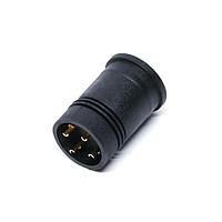 Amphenol LTW SLD-D004001 Inserts Circular Metric Connector, Insert, Plastic, D Coding, 4A, 04 pins, Male Connector, Male Contact, Screw Thread, Solder, Non-waterproof