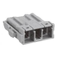 Hirose Electric GT21A-3S-HU Accessories Housing F connector 3 coax, Light grey