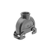 HARTING 19430240737 Headers & Wire Housings Han-Eco 24B Cable to Cable Hood, Double Lever, 1xM32 w/o gland