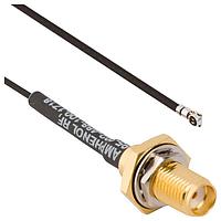Amphenol RF 095-902-488-150 RF Cable Assemblies SMA Str Blkhd Jk to AMC4 Plug 1.13mm Cbl