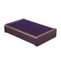 Hammond Manufacturing 1455L1601BK PC Board MetalEndPanel, Black 160x103x30.5 mm