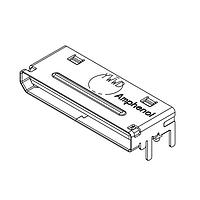 Amphenol Commercial Products G14B80111512HR Connectors OCulink, Receptacle, 0.5mm pitch, 8X, Right Angle SMT, Shell leg dip type 2.1mm, 15U" gold plating, LCP, black, T&R packing