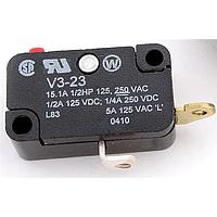 Honeywell V3-23 Snap Action Switches SW MICRO PIN PLGR SPDT 5A 125VAC
