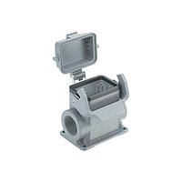 HARTING 09300062297 Housings SURFACE MOUNTING HSG HAN 6B 2 SIDE ENTRY